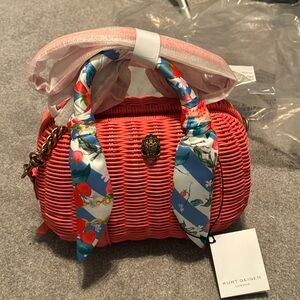 RESERVED - - - NWT Kurt Geiger Pink Comb Kensington Boston